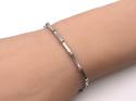 9ct White Gold Diamond Bracelet 0.15ct