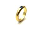 18ct Yellow Gold Sapphire Ring