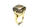 18ct Smokey Quartz Solitaire Ring