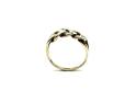 9ct Yellow Gold Diamond Curb Link Ring