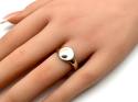 9ct Yellow Gold Plain Oval Signet Ring