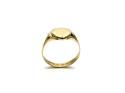 An 18ct Yellow Gold Shield Signet Ring