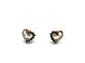 9ct Gold Sapphire & Diamond Earrings