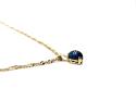 9ct Yellow Gold Sapphire Pendant