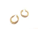 9ct Yellow Gold Chunky Hoop Earrings