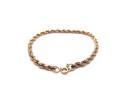 9ct Yellow Gold Rope Bracelet 7.5 inch