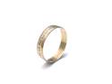 9ct Yellow Gold Patterned Wedding Ring