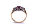 18ct Yellow Gold Ruby & Diamond Ring