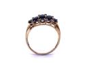 9ct Yellow Gold Sapphire & Diamond Ring