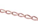 9ct Rose Gold Single Albert Chain 1901