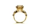 9ct Citrine Solitaire Ring