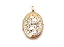 9ct Yellow Gold Locket Pendant