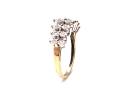 9ct Yellow Gold Diamond Cluster Ring