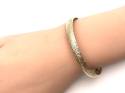 9ct Yellow Gold Patterned Bangle