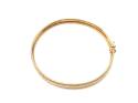 9ct Yellow Gold Patterned Bangle