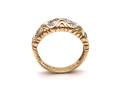 9ct Yellow Gold Diamond Pave Ring