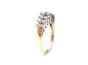 9ct Yellow Gold Diamond Cluster Ring