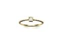 9ct Yellow Gold Diamond Bobble Solitaire Ring