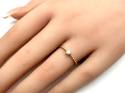 9ct Yellow Gold Diamond Bobble Solitaire Ring