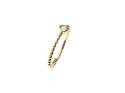 9ct Yellow Gold Diamond Bobble Solitaire Ring