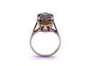 9ct Yellow Gold Quartz Solitaire Ring