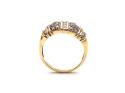 9ct Yellow Gold Diamond Pave Ring