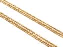 18ct Yellow Gold Fancy Triple Necklet