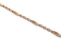 An Old 9ct Yellow Gold Fancy Bracelet with T Bar