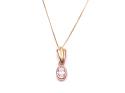 14ct CZ Pendant & Chain