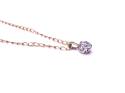 9ct Yellow Gold CZ Pendant & Chain