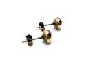 9ct Yellow Gold Ball Stud Earrings 7 mm