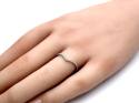 Platinum Diamond Wishbone Ring