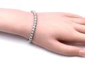 9ct White Gold Diamond Tennis Bracelet