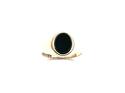 9ct Yellow Gold Onyx Signet Ring