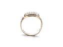 9ct Yellow Gold CZ Signet Ring