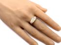 18ct Yellow Gold Diamond 3 Stone Ring