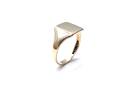 9ct Yellow Gold Square Signet Ring