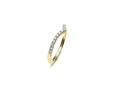 9ct Yellow Gold Diamond Wishbone Ring 0.20ct