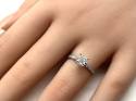 Platinum Diamond Ring Solitaire 1.01ct