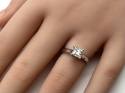 Platinum Diamond Solitaire Ring 1.02ct