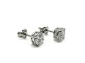 Platinum Diamond Stud Earrings 2.03ct