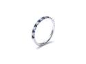 Platinum Sapphire & Diamond Eternity Ring