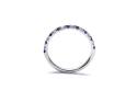 Platinum Sapphire & Diamond Eternity Ring