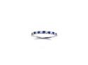 Platinum Sapphire & Diamond Eternity Ring