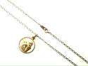 9ct Guardian Angel Pendant & Chain