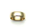 9ct Yellow Gold Soft Court Wedding Ring