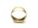 9ct Yellow Gold D Shape Wedding Ring