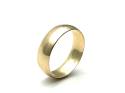 9ct Yellow Gold Soft Court Wedding Ring