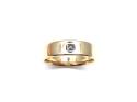 9ct Yellow Gold Diamond Wedding Ring