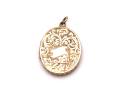 Edwardian 9ct Yellow Gold Engraved Locket